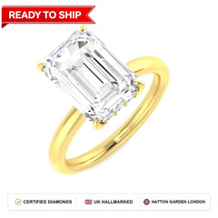 Lab grown diamond earring