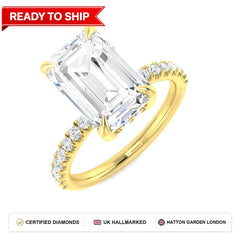 Lab grown diamond earring