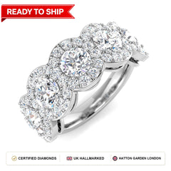 Lab grown diamond earring
