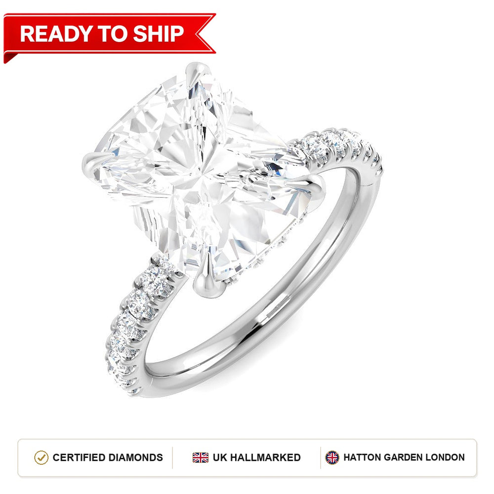 Lab grown diamond earring