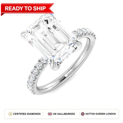 Lab grown diamond earring