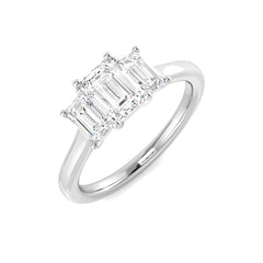 1.45 Ct Lab-Grown Diamond Ring in 9k White Gold | Ring Size M