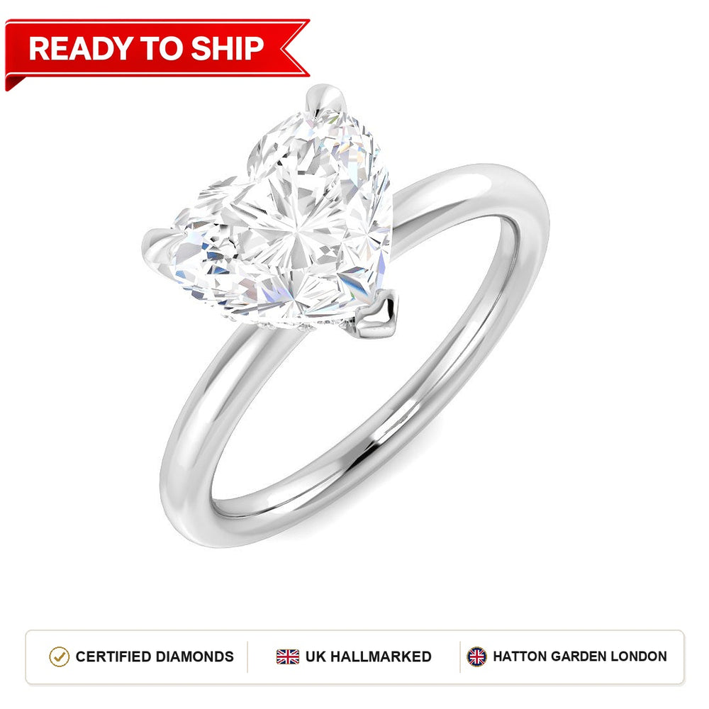 Lab grown diamond earring