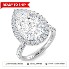 Lab grown diamond earring