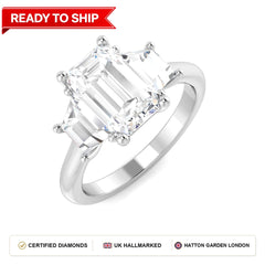 Lab grown diamond earring
