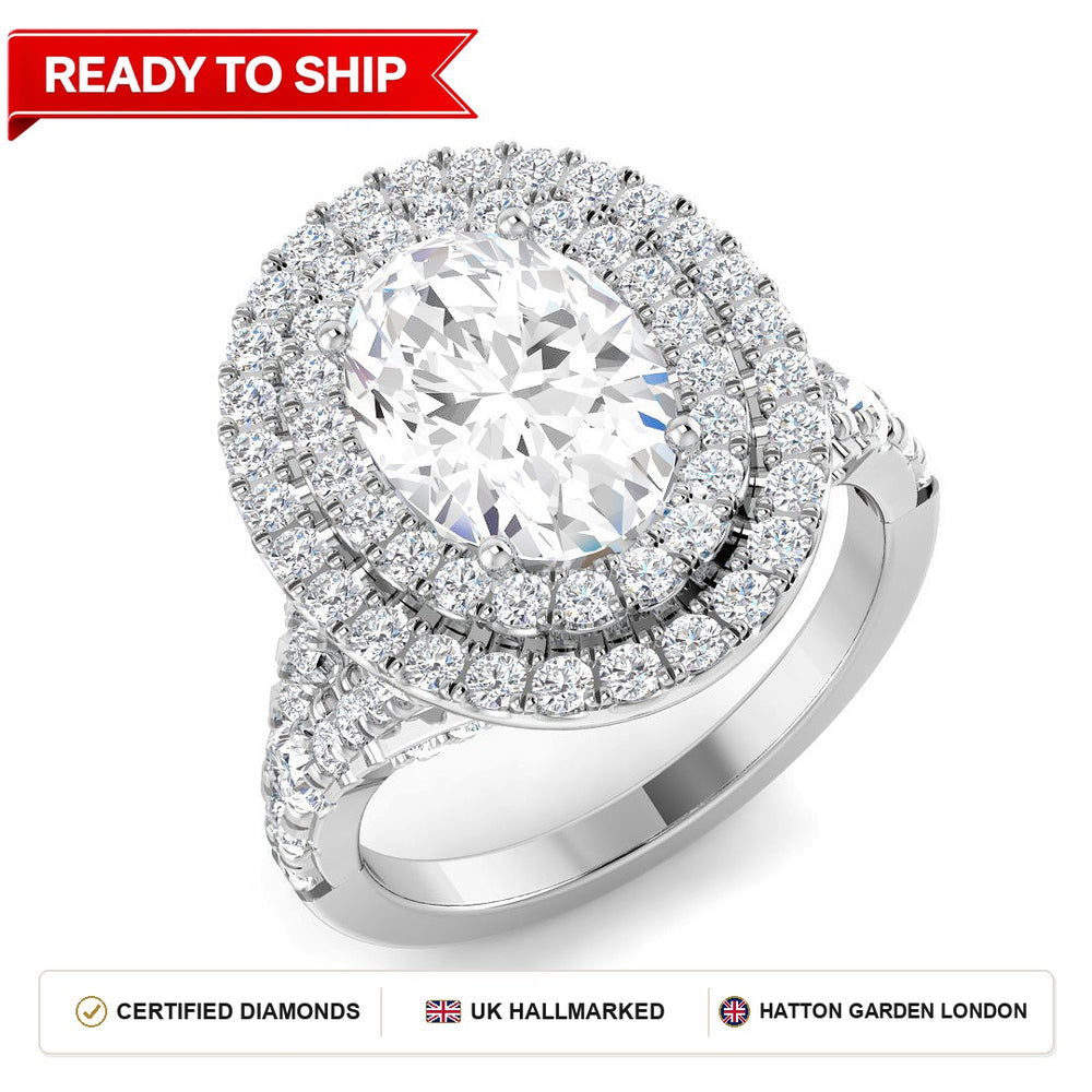 Lab grown diamond earring