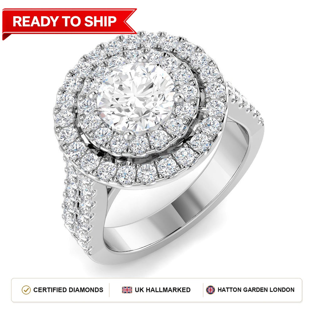 Lab grown diamond earring