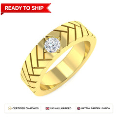 Lab grown diamond earring