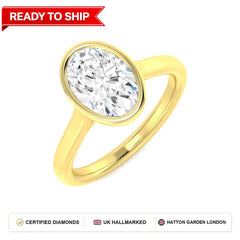 Lab grown diamond earring