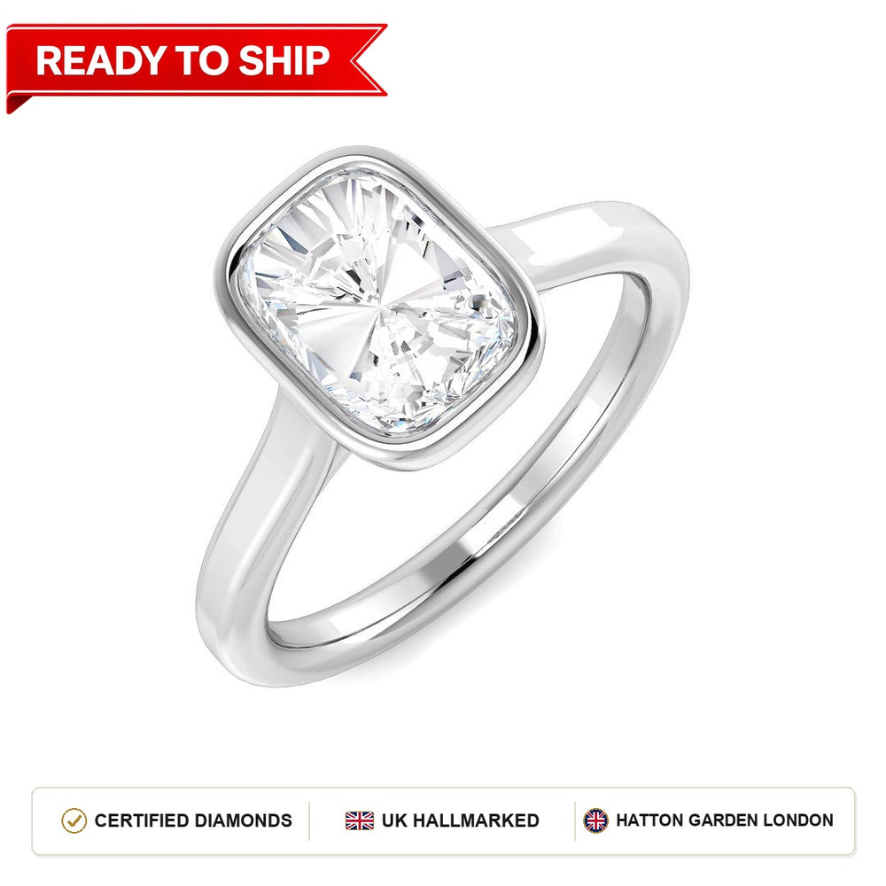 Lab grown diamond earring