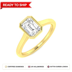 Lab grown diamond earring
