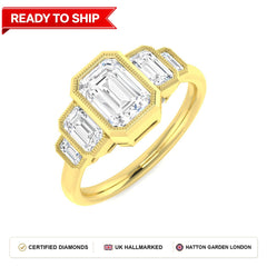 Lab grown diamond earring