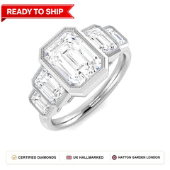 Lab grown diamond earring