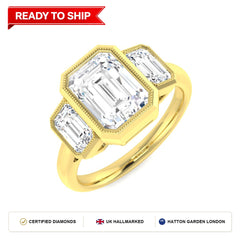 Lab grown diamond earring