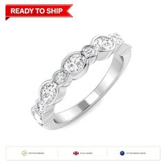 Lab grown diamond earring