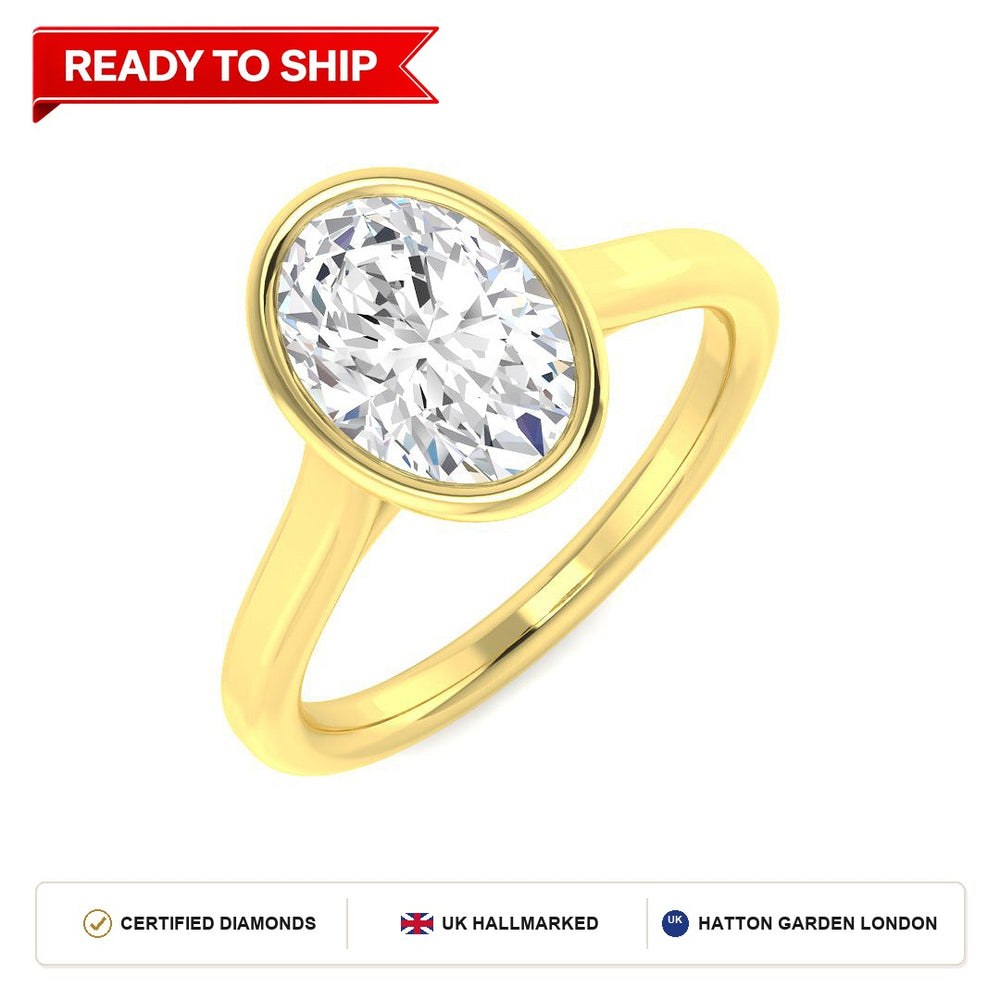 Lab grown diamond earring