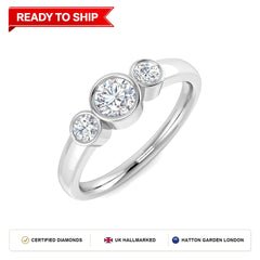 Lab grown diamond earring