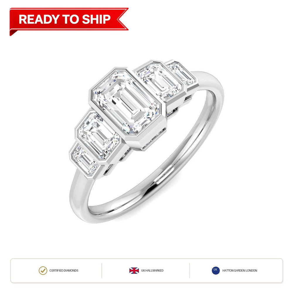 Lab grown diamond earring