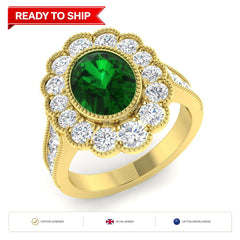 Lab grown diamond earring