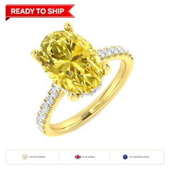 Lab grown diamond earring