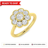 Lab grown diamond earring