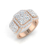 Pave Engagement Ring | 2ct to 2.75ct | Natural & Lab Diamond