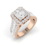 Diamond Bloomkbury Baguette & Brilliant Ring | 1.25ct - 2ct