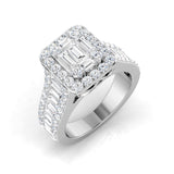 Diamond Bloomkbury Baguette & Brilliant Ring | 1.25ct - 2ct