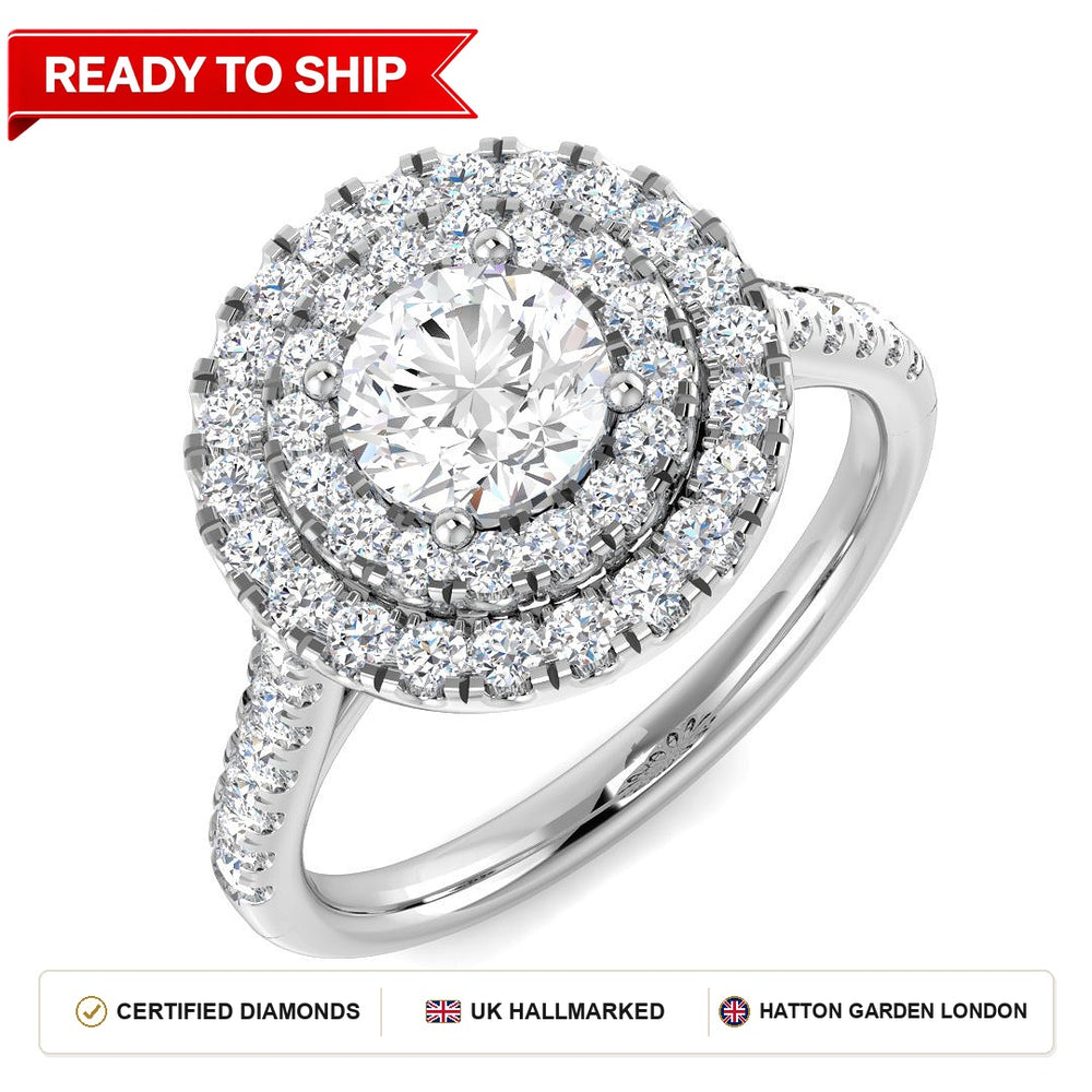 Lab grown diamond earring