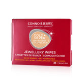 Connoisseurs Gold & Silver Jewellery Wipes – Luxury Anti-Tarnish Cleaning Wipes for Instant Sparkle