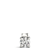 Pendentif solitaire en diamant rond de laboratoire D-VVS pour femme.
