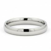 Court Shape Plain Wedding Band for Women | UK Made Gold & Platinum Ring