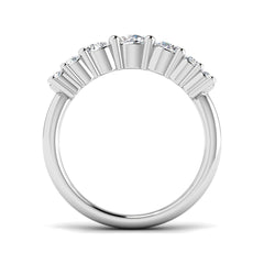 1.40Carat D-E/VS Lab Grown Diamond Wishbone Wedding Ring 950 Platinum Ready To Ship
