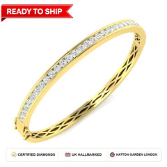 Lab grown diamond tennis bracelet