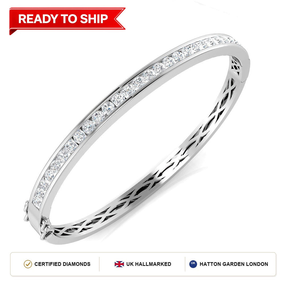 Lab grown diamond tennis bracelet