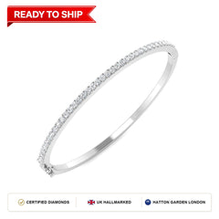 Lab grown diamond tennis bracelet