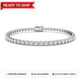 Lab grown diamond tennis bracelet