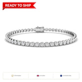 Lab grown diamond tennis bracelet