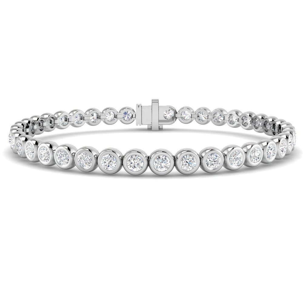 Lab grown diamond tennis bracelet