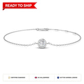 Lab grown diamond tennis bracelet