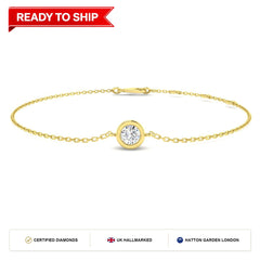 Lab grown diamond tennis bracelet