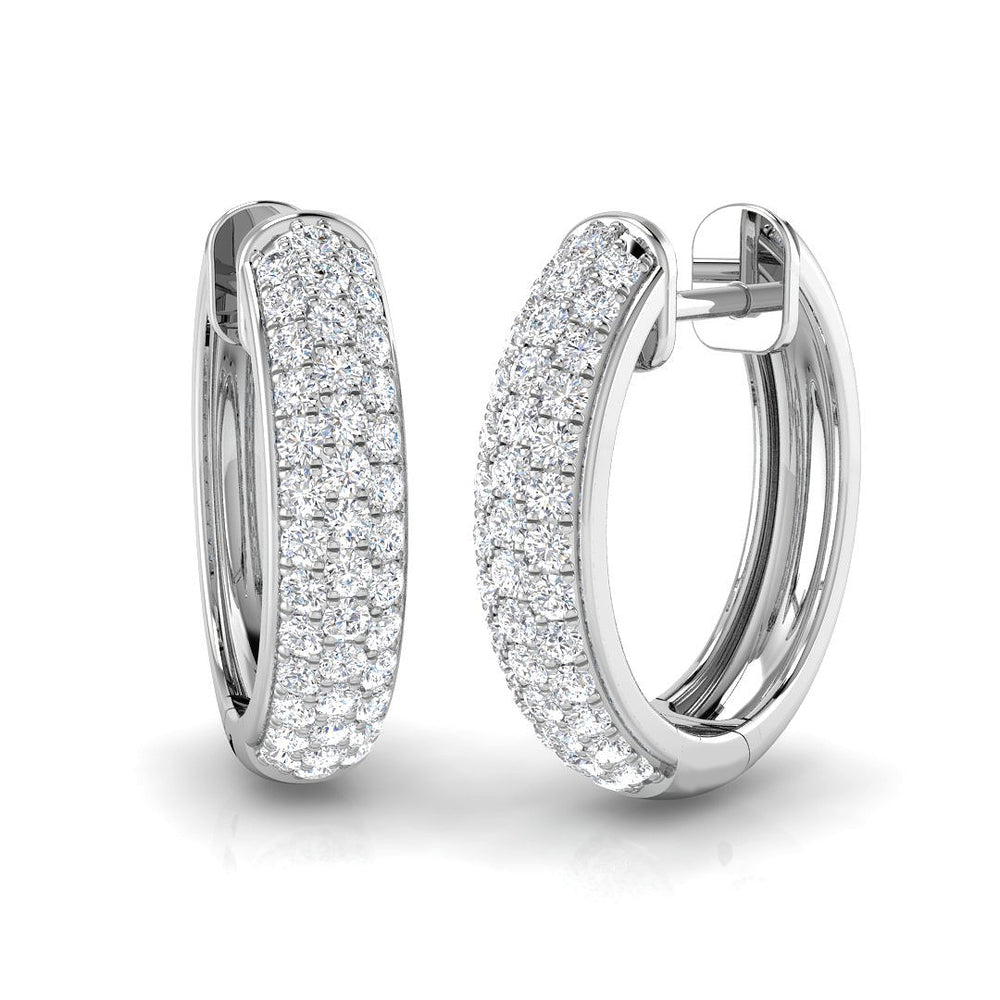 Hoop Earrings - Tunpy 0.5ct Lab Grown Diamond