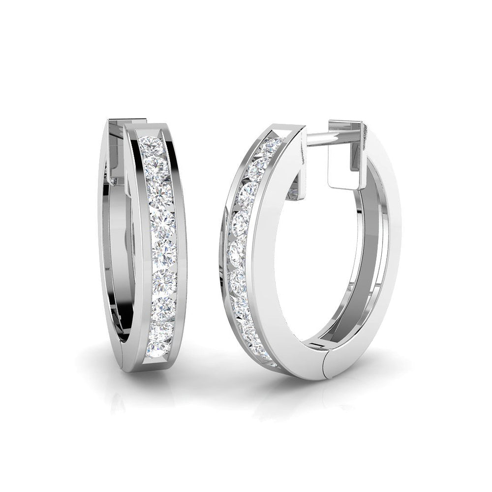 Hoop Earrings - Engsy 0.33ct Lab Grown Diamond