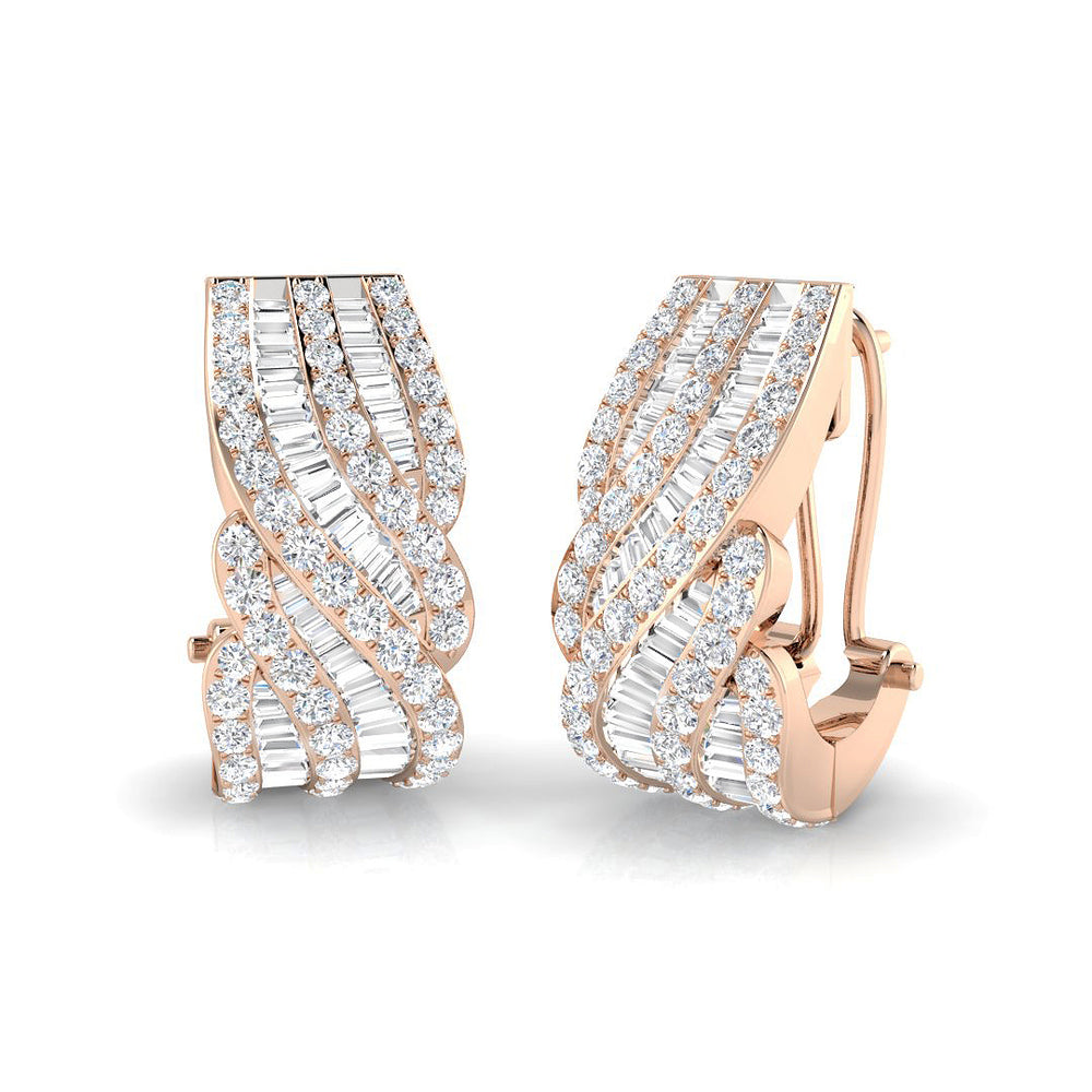Holiday Special Diamond Earring 1.75 ct Platinum, 9ct, 18ct White, Yellow & Rose Gold | Handcrafted Fine Jewellery-11