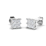 Festive Edition Diamond Earring 0.5 ct Platinum, 9ct, 18ct White, Yellow & Rose Gold | Handcrafted Fine Jewellery-3