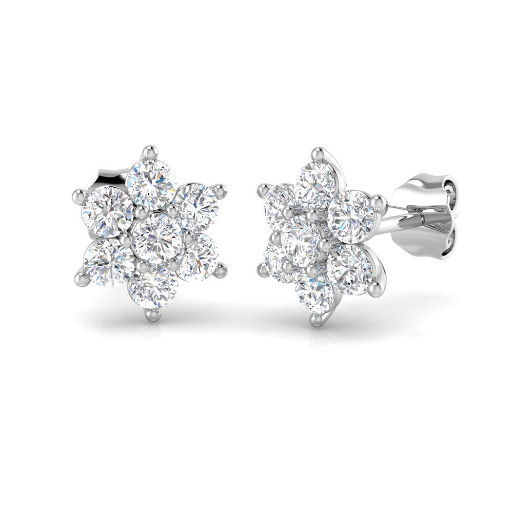 Valentine Special Diamond Earring 1 ct Platinum, 9ct, 18ct White, Yellow & Rose Gold | Handcrafted Fine Jewellery-12