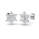 Valentine Special Diamond Earring 1 ct Platinum, 9ct, 18ct White, Yellow & Rose Gold | Handcrafted Fine Jewellery-12