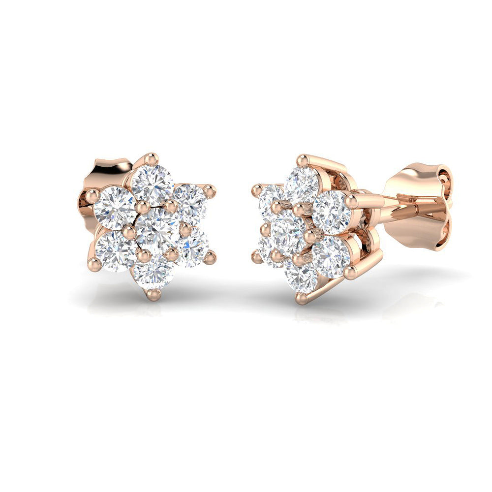 Anniversary Edition Diamond Earring 0.5 ct Platinum, 9ct, 18ct White, Yellow & Rose Gold | Handcrafted Fine Jewellery-11