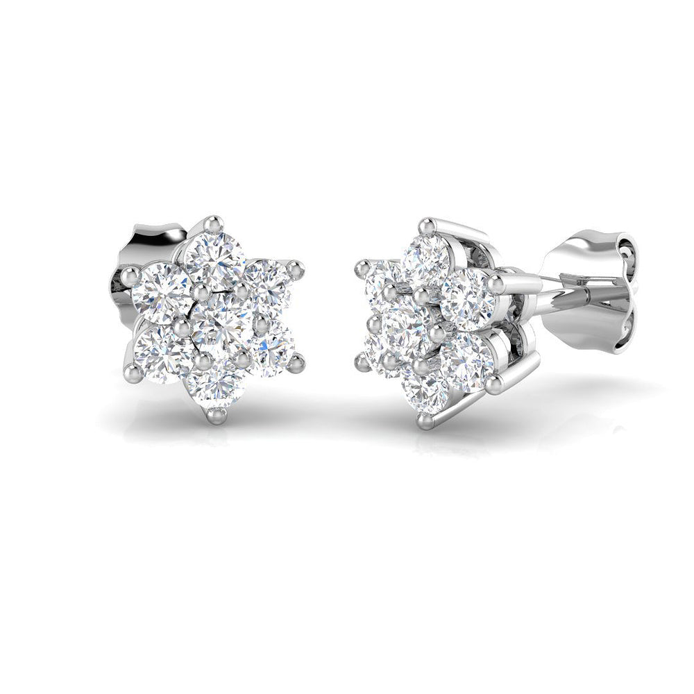Anniversary Edition Diamond Earring 0.5 ct Platinum, 9ct, 18ct White, Yellow & Rose Gold | Handcrafted Fine Jewellery-12