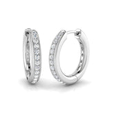 Hoop Earrings - Truhy 0.15ct Exquisite Diamond